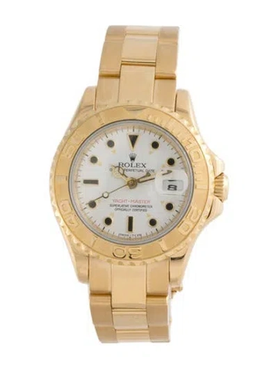 Pre-owned Rolex Yacht-master Watch, 29mm In Multi