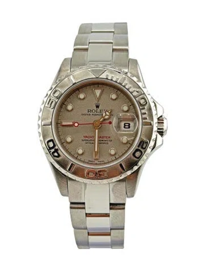 Pre-owned Rolex Yacht-master Watch, 29mm In Multi