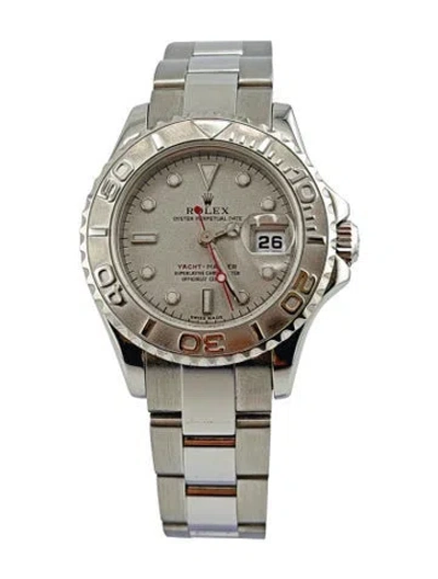 Pre-owned Rolex Yacht-master Watch, 29mm In Multi
