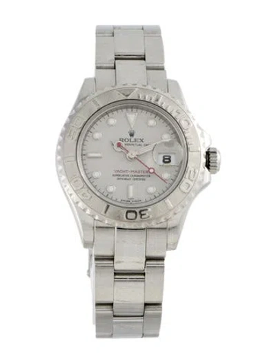 Pre-owned Rolex Yacht-master Watch, 29mm In Multi
