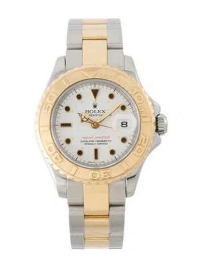 Pre-owned Rolex Yacht-master Watch, 29mm In Multi