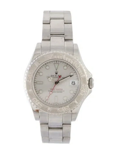 Pre-owned Rolex Yacht-master Watch, 35mm In Multi