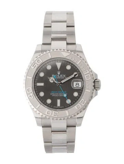 Pre-owned Rolex Yacht-master Watch, 37mm In Multi