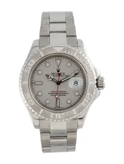 Pre-owned Rolex Yacht-master Watch, 40mm In Multi