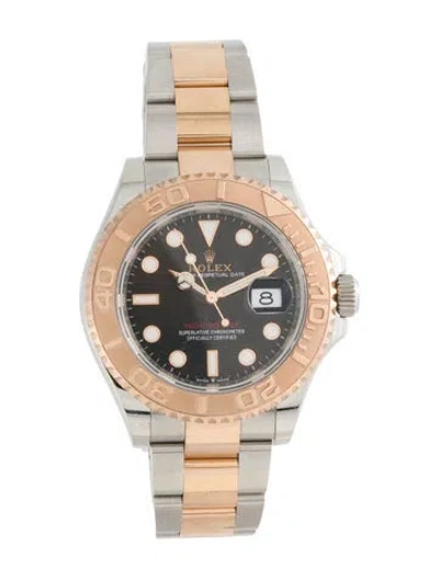 Pre-owned Rolex Yacht-master Watch, 40mm In Multicolor