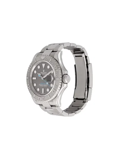 Pre-owned Rolex Yascht-master 40mm In Gray