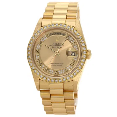 Pre-owned Rolex Yellow (18k) Wristwatch () In Multi