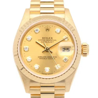 Pre-owned Rolex Yellow Gold (18k) Wristwatch () In Multi