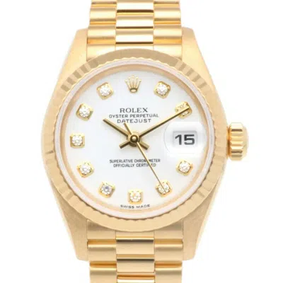 Pre-owned Rolex Yellow Gold (18k) Wristwatch () In Multi