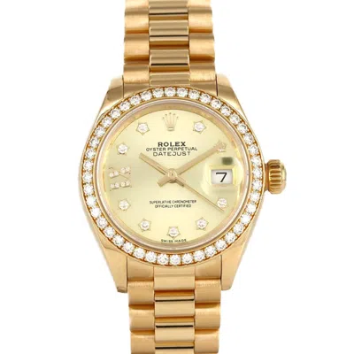 Pre-owned Rolex Yellow Gold Wristwatch () In Multi