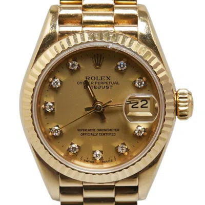 Pre-owned Rolex Yellow Wristwatch () In Multi