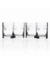 Rolf Glass Icy Pine Double Old Fashioned 14oz - Set Of 4 Glasses