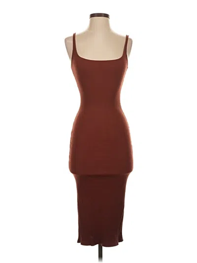 Pre-owned Rolla Coster Casual Dress In Brown