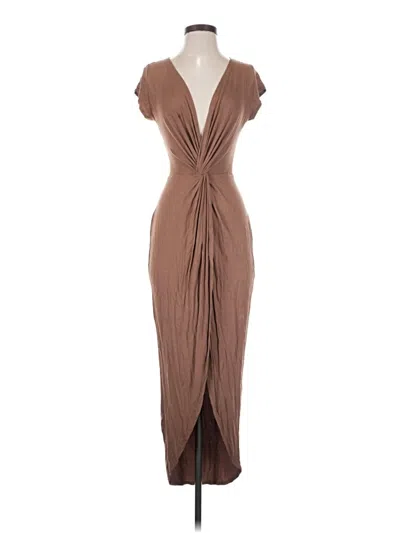Pre-owned Rolla Coster Cocktail Dress In Brown