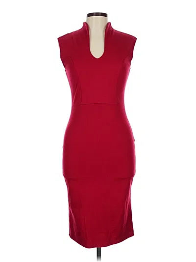 Pre-owned Rolla Coster Cocktail Dress In Burgundy