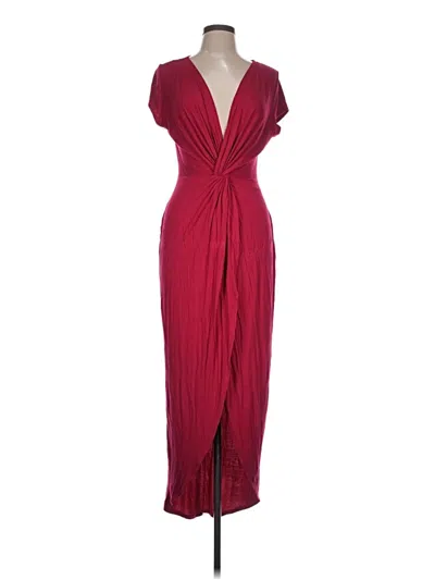Pre-owned Rolla Coster Cocktail Dress In Burgundy