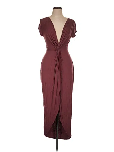 Pre-owned Rolla Coster Cocktail Dress In Burgundy