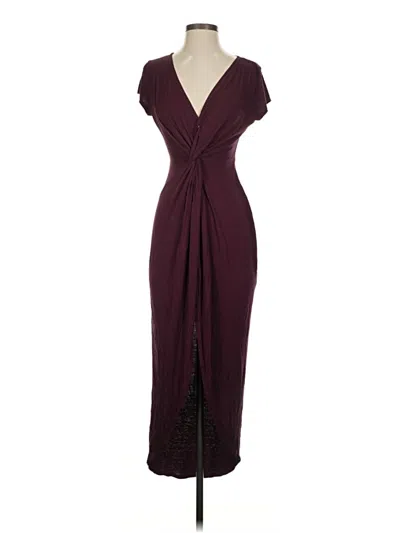 Pre-owned Rolla Coster Cocktail Dress In Burgundy