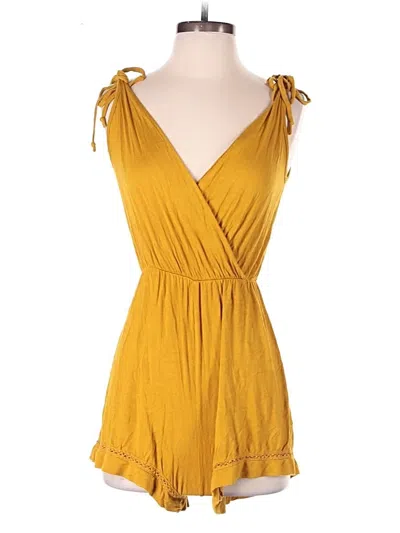 Pre-owned Rolla Coster Romper In Yellow