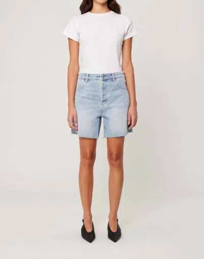 Rolla's 90s Relaxed Jean Shorts In Longbeach Wash In Multi