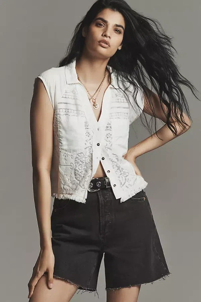 Rolla's 90s Relaxed Denim Shorts In Gray