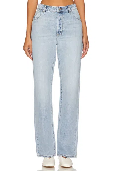 Rolla's 90s Relaxed Wide-leg Pants In Light Wash In Blue