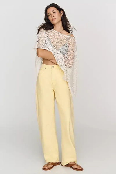 Rolla's Arc High-rise Barrel Jeans In Yellow