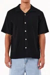 Rolla's Bowler Knit Classic Shirt In Black