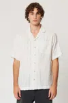 Rolla's Bowler Seersucker Shirt In White