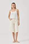 Rolla's Charlotte Culotte In White