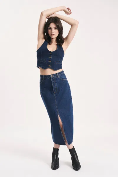 Rolla's Chicago Skirt In Dark Blue