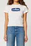 Rolla's Classic Station Tee In White Navy
