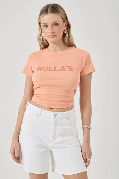 Rolla's Classic Tee In Orange