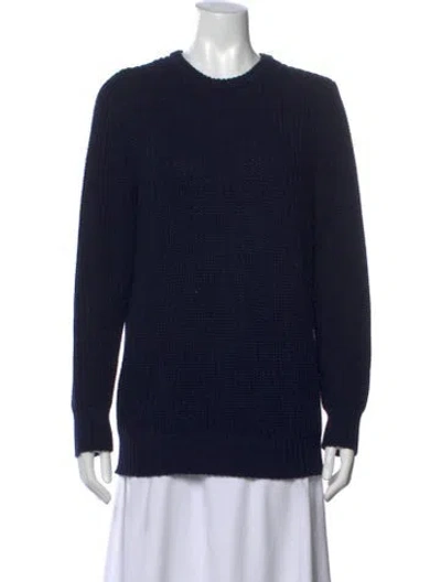 Pre-owned Rolla's Crew Neck Sweater In Blue