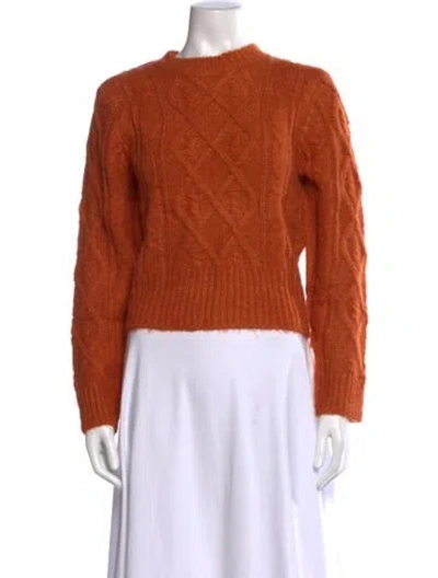 Pre-owned Rolla's Crew Neck Sweater In Orange