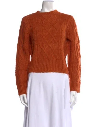 Pre-owned Rolla's Crew Neck Sweater In Orange