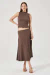 Rolla's Daphne Skirt Crinkle In Brown