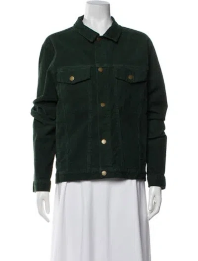 Pre-owned Rolla's Denim Jacket In Green