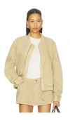 Rolla's Dune Bomber Jacket In Tan