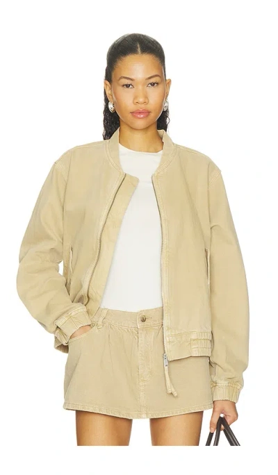 Rolla's Dune Bomber Jacket In Tan