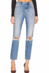 Rolla's Dusters Worn Slim Leg Jean In Vintage Blue In Blue