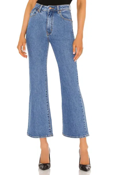 Rolla's Eastcoast Flare Ankle Jeans In Cindy Blue