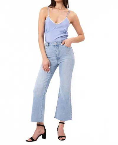Rolla's Eastcoast Flare Ankle Jeans In Sunshine In Yellow