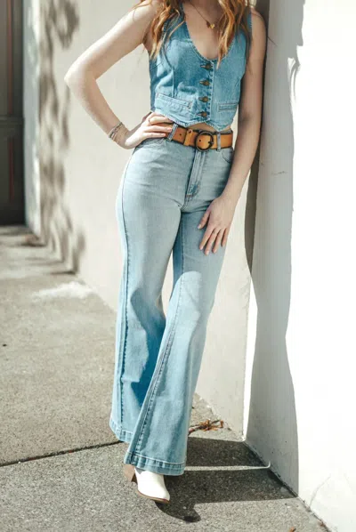 Rolla's Eastcoast Flare Jeans In Kate Blue