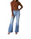 Rolla's Eastcoast Flare Jeans In Kate Mid Vintage Blue In Multi
