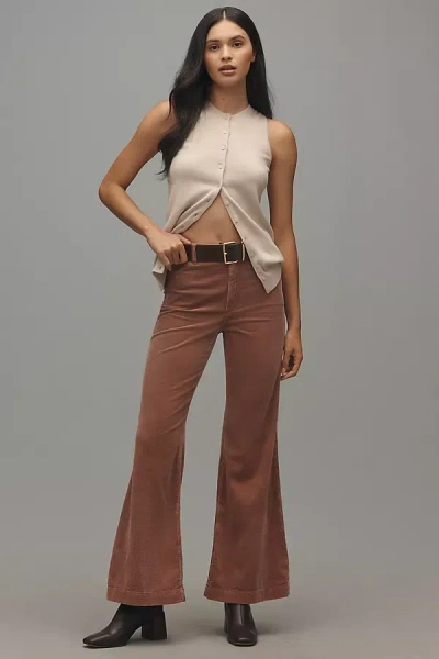 Rolla's Eastcoast High-rise Flare Jeans In Brown