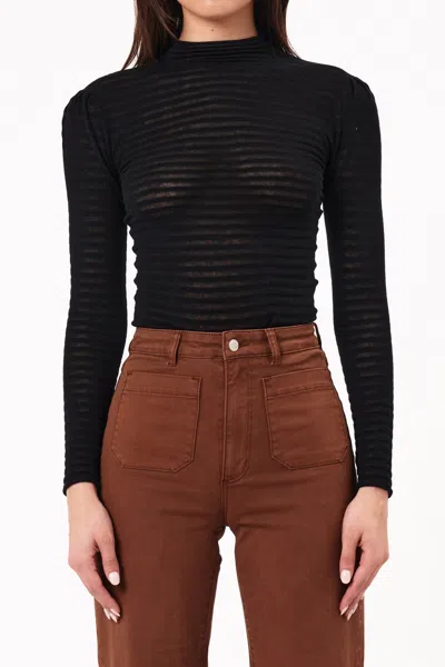 Rolla's Edgar Top In Black