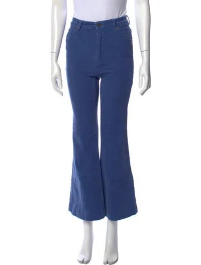 Pre-owned Rolla's Flared Pants In Blue