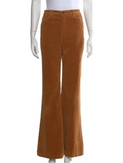 Pre-owned Rolla's Flared Pants In Brown