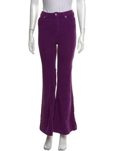 Pre-owned Rolla's Flared Pants In Purple